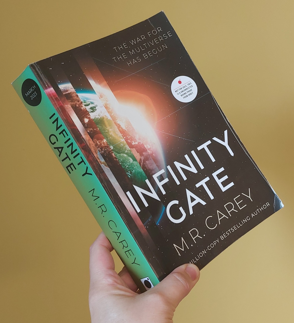 Infinity Gate by MR Carey  @michaelcarey191 @OrbitBooks @Tr4cyF3nt0n #InfinityGate #BookTwitter #AD-PRproduct