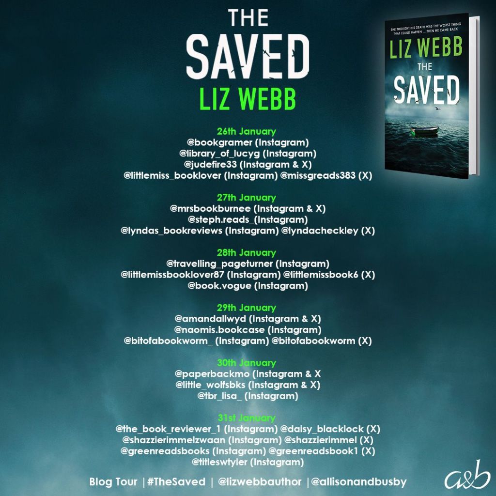 The Saved by Liz Webb – Book Review @LizWebbAuthor @AllisonandBusby